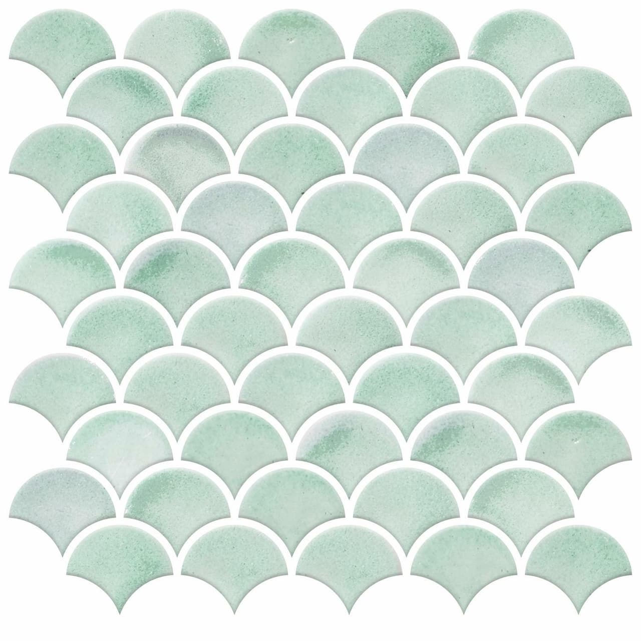 RoomMates Aqua Scallop Peel & Stick Backsplash StickTiles